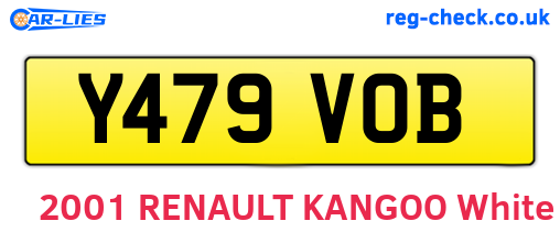 Y479VOB are the vehicle registration plates.