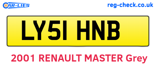 LY51HNB are the vehicle registration plates.