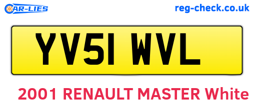 YV51WVL are the vehicle registration plates.