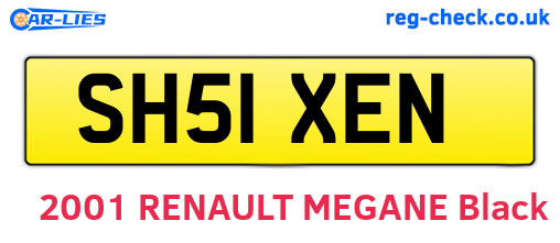 SH51XEN are the vehicle registration plates.
