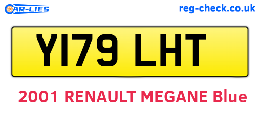 Y179LHT are the vehicle registration plates.