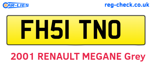 FH51TNO are the vehicle registration plates.
