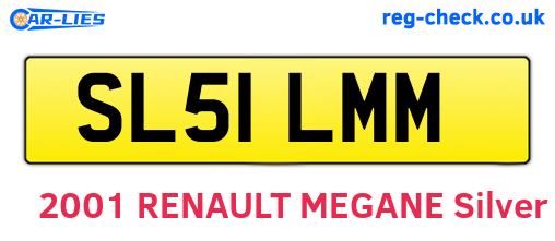 SL51LMM are the vehicle registration plates.