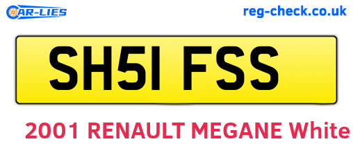 SH51FSS are the vehicle registration plates.