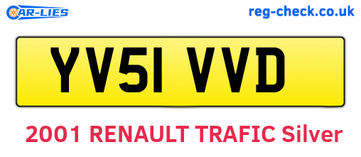 YV51VVD are the vehicle registration plates.