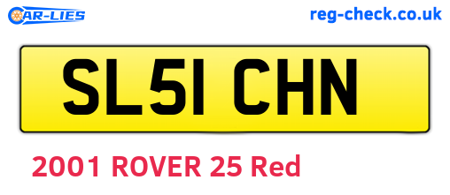 SL51CHN are the vehicle registration plates.