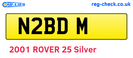 N2BDM are the vehicle registration plates.