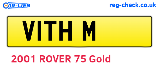 V1THM are the vehicle registration plates.