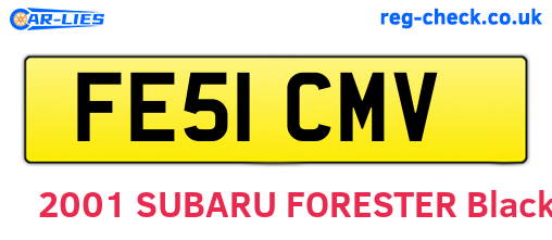 FE51CMV are the vehicle registration plates.