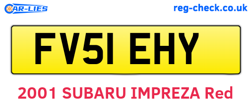 FV51EHY are the vehicle registration plates.
