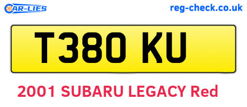 T38OKU are the vehicle registration plates.