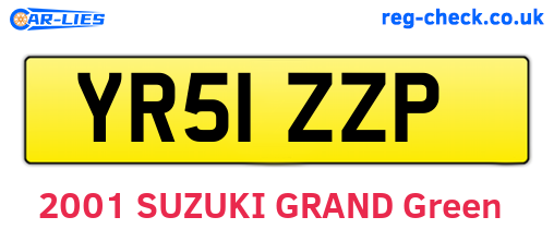 YR51ZZP are the vehicle registration plates.
