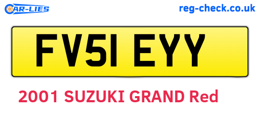 FV51EYY are the vehicle registration plates.
