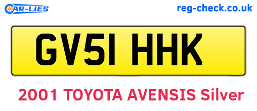 GV51HHK are the vehicle registration plates.