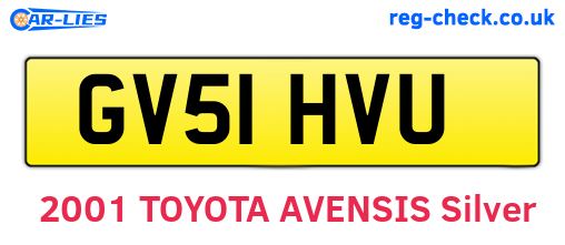 GV51HVU are the vehicle registration plates.