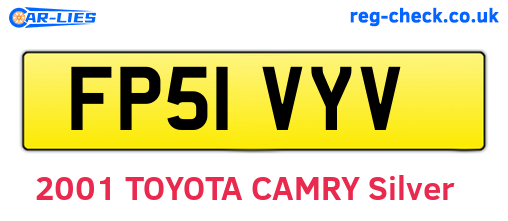 FP51VYV are the vehicle registration plates.