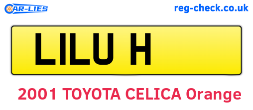 L1LUH are the vehicle registration plates.