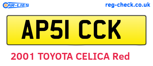AP51CCK are the vehicle registration plates.