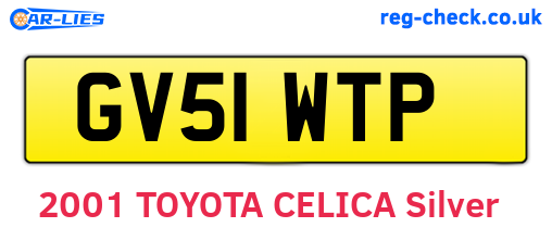 GV51WTP are the vehicle registration plates.