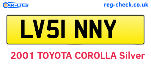 LV51NNY are the vehicle registration plates.