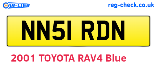 NN51RDN are the vehicle registration plates.