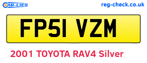 FP51VZM are the vehicle registration plates.
