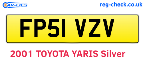 FP51VZV are the vehicle registration plates.
