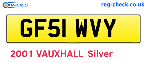 GF51WVY are the vehicle registration plates.