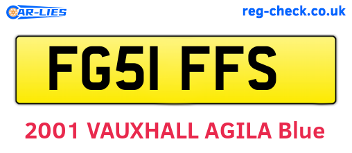 FG51FFS are the vehicle registration plates.