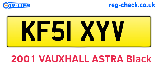 KF51XYV are the vehicle registration plates.