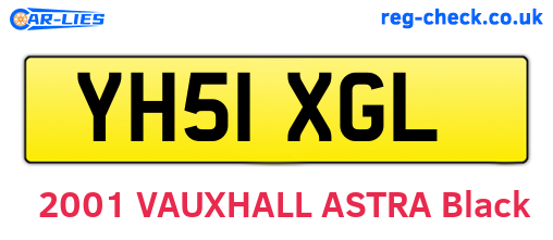 YH51XGL are the vehicle registration plates.
