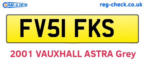 FV51FKS are the vehicle registration plates.