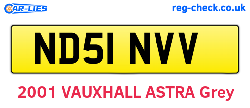 ND51NVV are the vehicle registration plates.