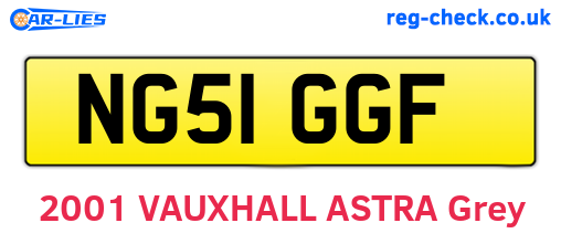 NG51GGF are the vehicle registration plates.
