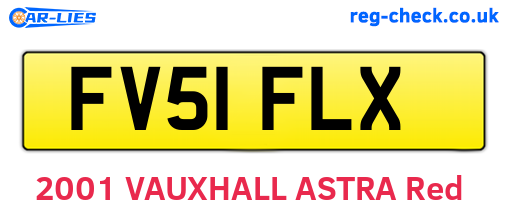 FV51FLX are the vehicle registration plates.