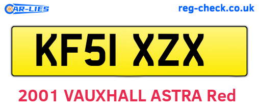 KF51XZX are the vehicle registration plates.
