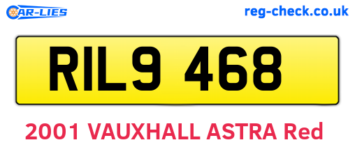 RIL9468 are the vehicle registration plates.