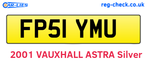 FP51YMU are the vehicle registration plates.