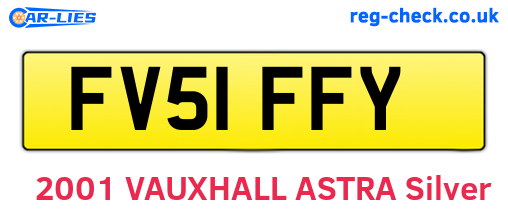 FV51FFY are the vehicle registration plates.