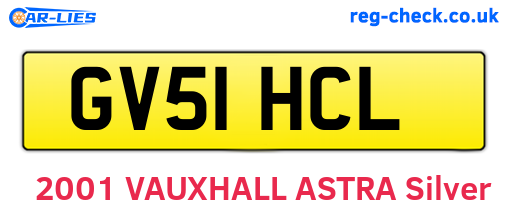 GV51HCL are the vehicle registration plates.