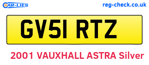 GV51RTZ are the vehicle registration plates.