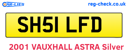 SH51LFD are the vehicle registration plates.