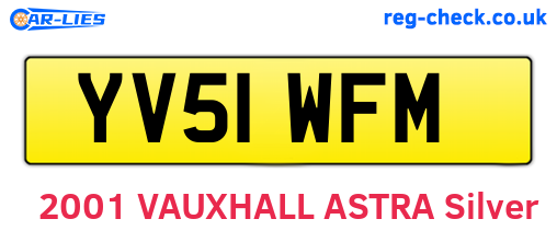 YV51WFM are the vehicle registration plates.