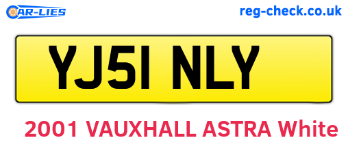 YJ51NLY are the vehicle registration plates.