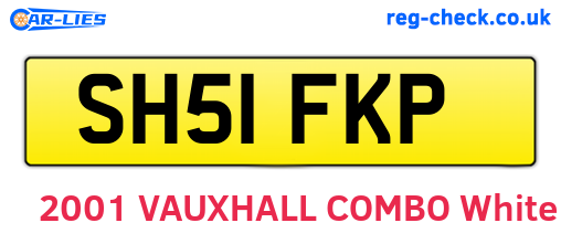 SH51FKP are the vehicle registration plates.