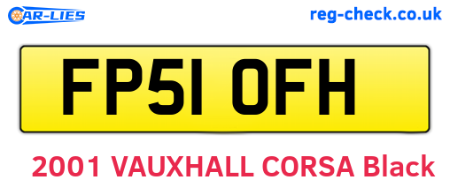 FP51OFH are the vehicle registration plates.