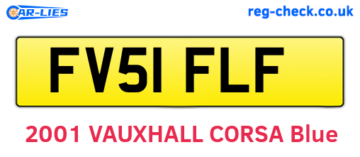 FV51FLF are the vehicle registration plates.