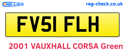 FV51FLH are the vehicle registration plates.