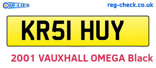 KR51HUY are the vehicle registration plates.