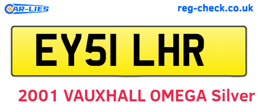 EY51LHR are the vehicle registration plates.